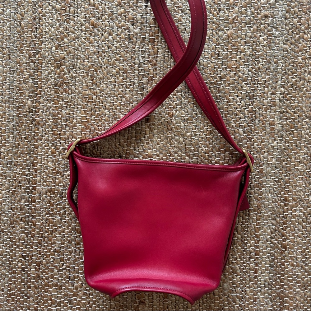Coach Red Duffel